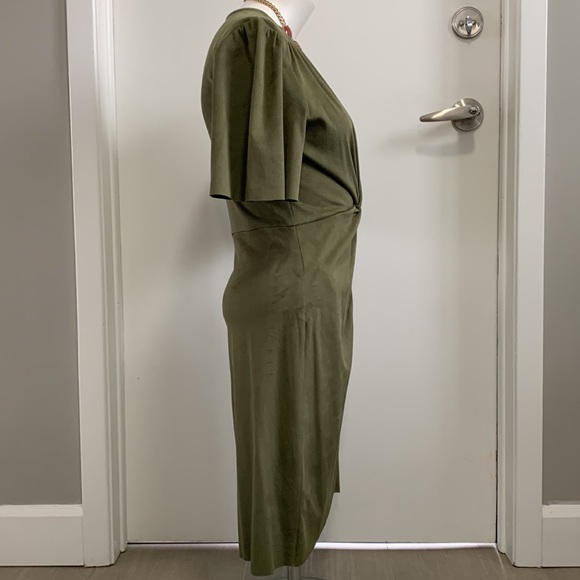 Kensie green suede pullover dress - Picture 4 of 13